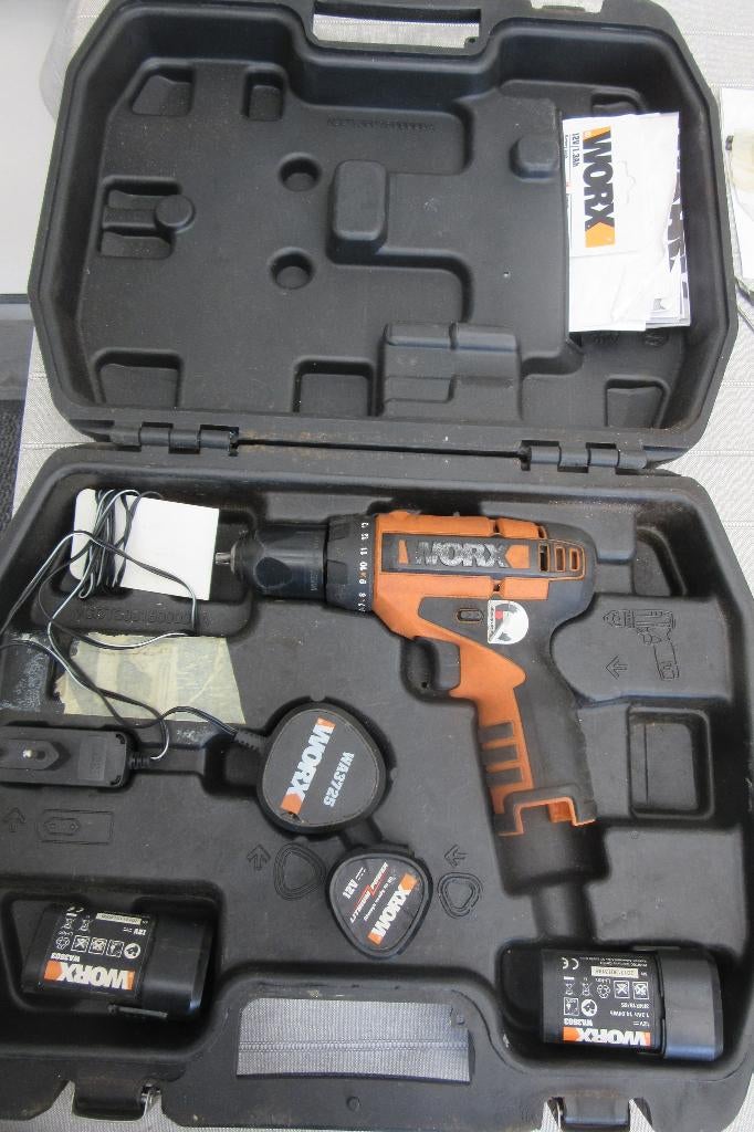 PERCEUSE SANS FIL WORX, Bricolage & Construction, Vitesse variable, Enlèvement, Utilisé, Foreuse et Perceuse