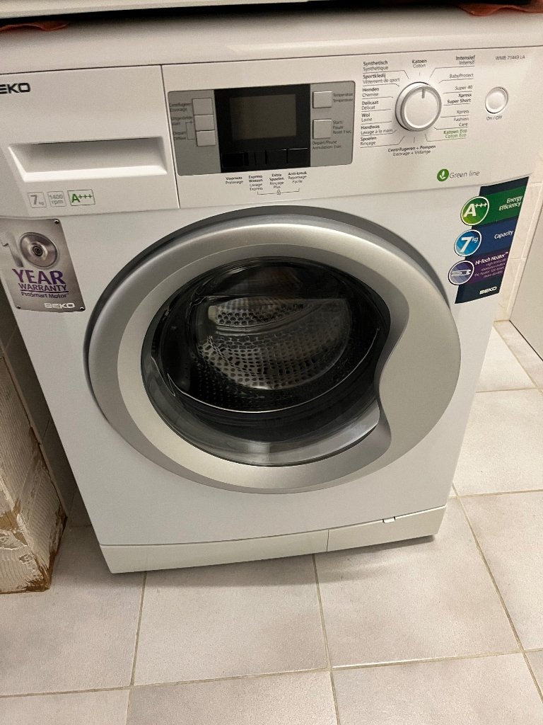 Wasmachine en Droogkast, 6 à 8 kg, Enlèvement, Utilisé, 1200 à 1600 tours