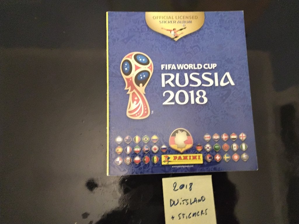 Album Panini coupe du monde 2018 Russia (édition allemande), Enlèvement, Comme neuf