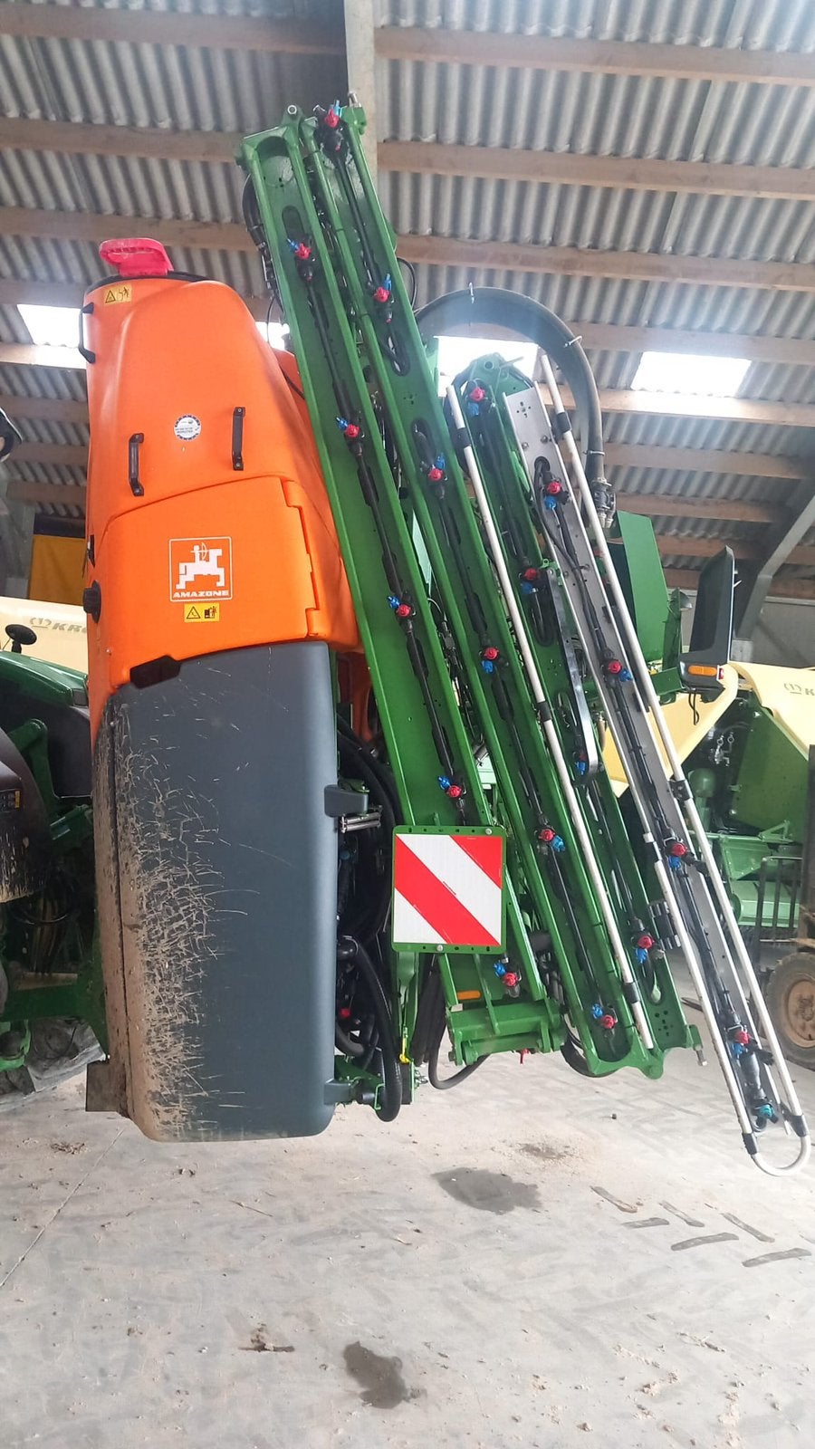 Amazone uf2002, Ophalen