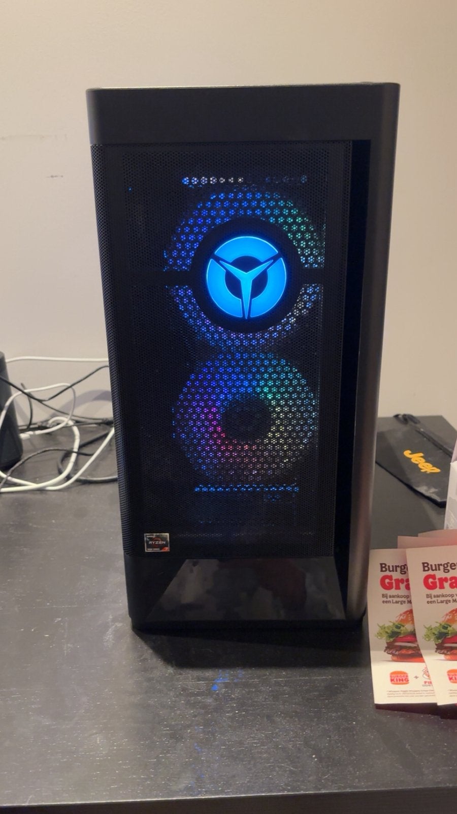 Gaming PC 3060 RTX/ Ryden 7 5800 5000 series, Comme neuf, Gaming, SSD, Avec carte vidéo