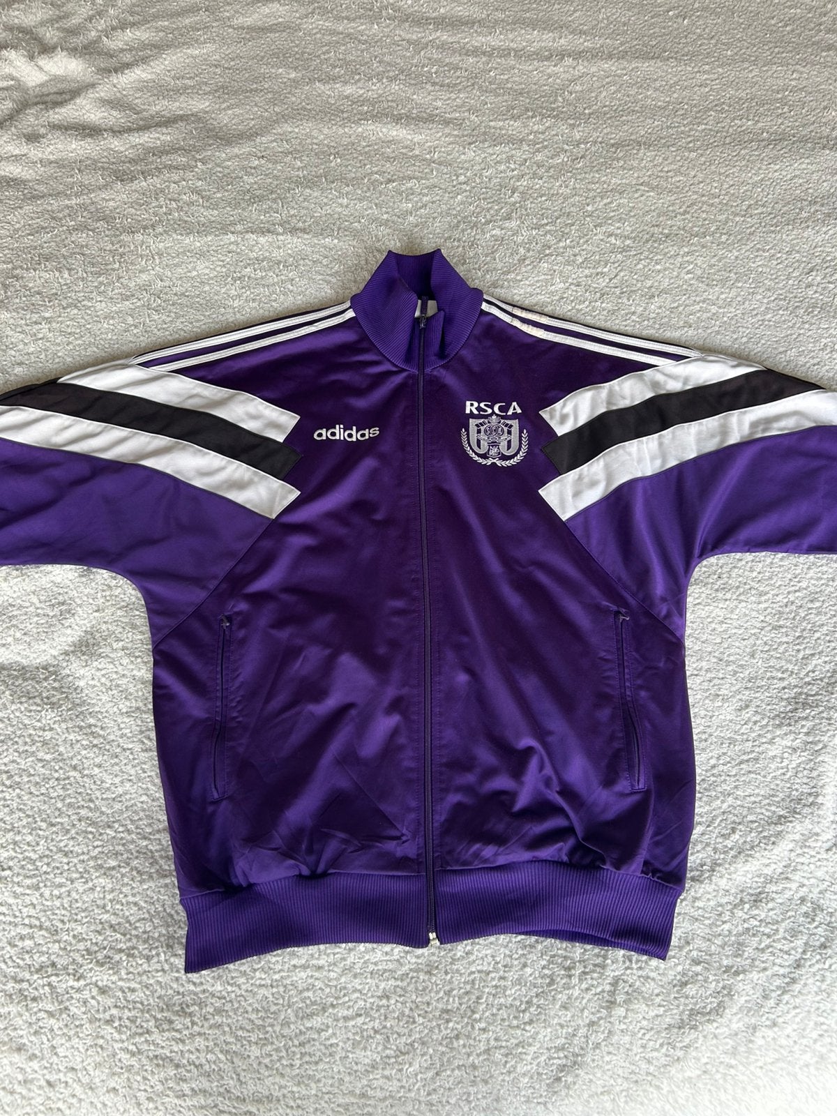Haut de survêtement RSC Anderlecht 1992/93, Taille M, Enlèvement ou Envoi, Comme neuf, Survêtement