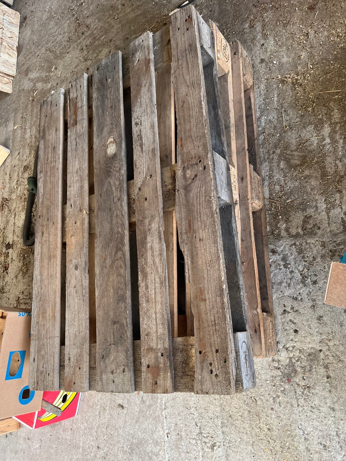 Europallet 3 stuks, Doe-het-zelf en Bouw, Hout en Planken, Ophalen, Gebruikt