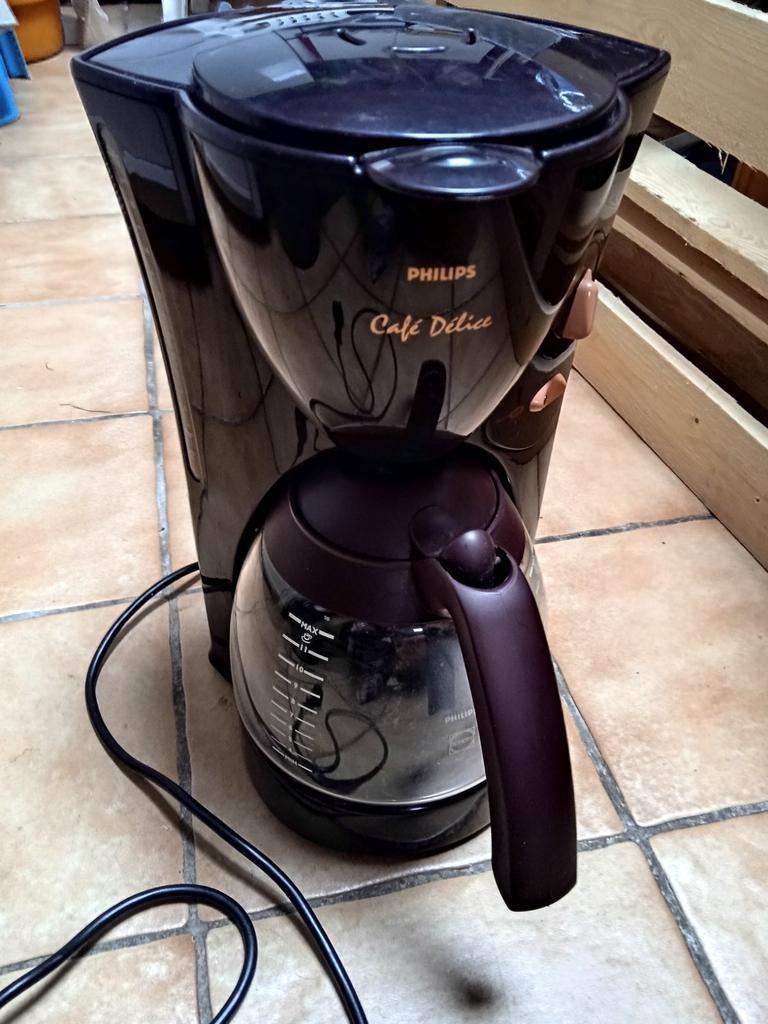 Grande cafetière Philips avec minuterie, comme neuve, Enlèvement ou Envoi