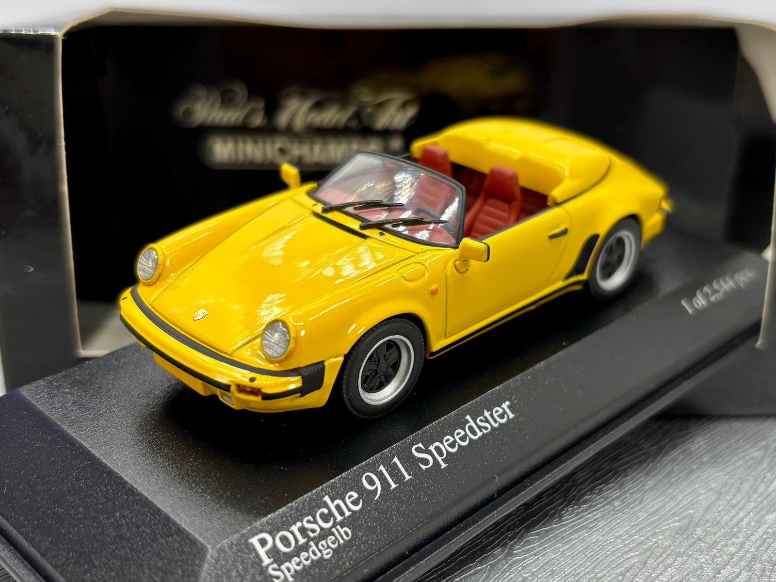 1:43 Porsche 911 speedster 1988  - MINICHAMPS, Enlèvement ou Envoi, Comme neuf, MiniChamps