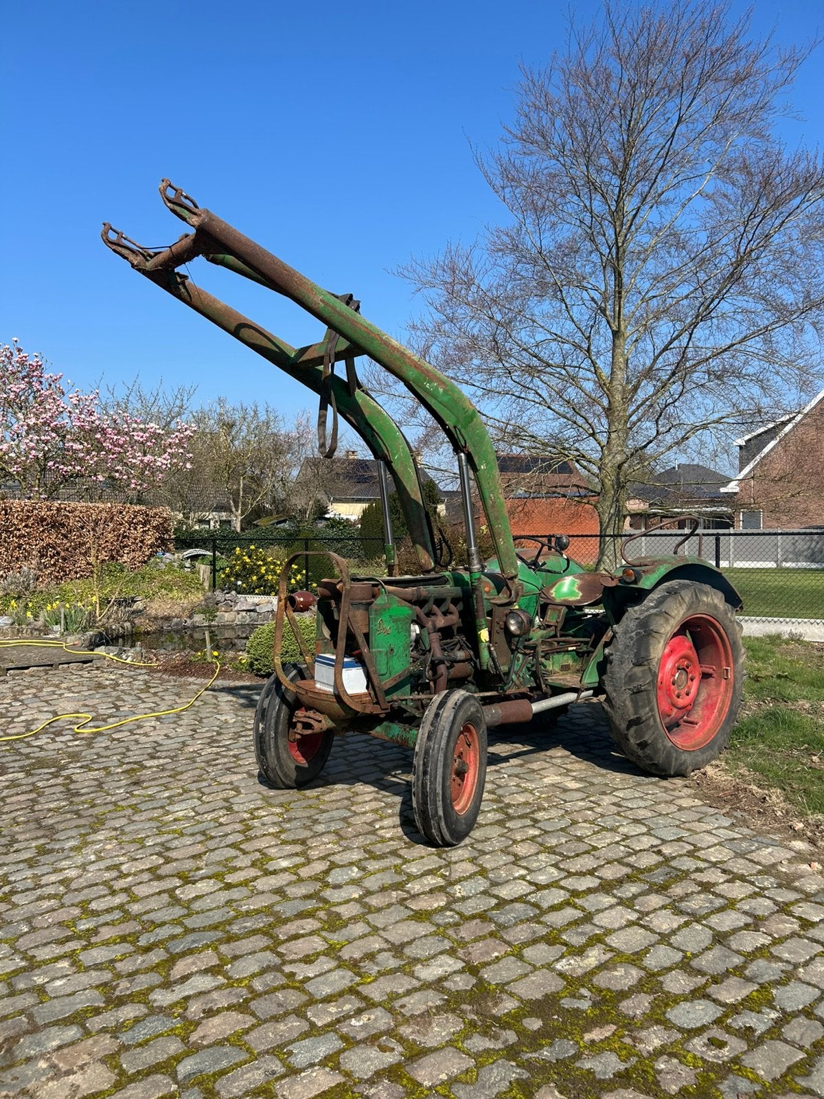 Deutz d4005, Ophalen, Oldtimer