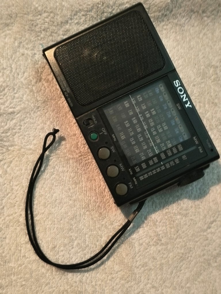 Worldradio Sony vintage ICF-SW20, Enlèvement ou Envoi, Utilisé, Radio