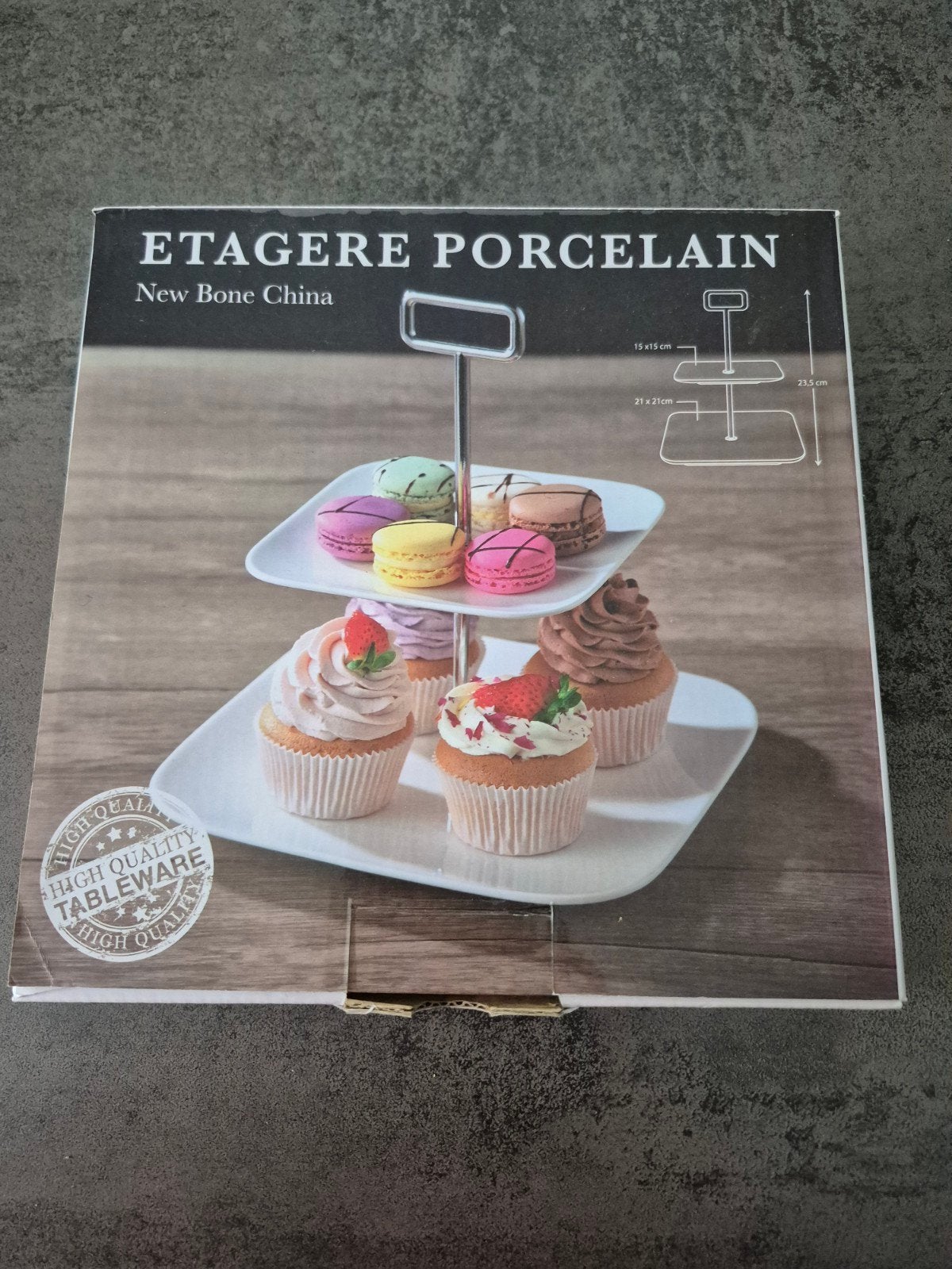 Étagère porcelaine gâteaux neuf