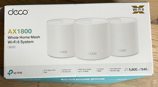 3-pack van de TP-Link Deco AX1800 (Deco X20) - nieuw, Enlèvement, Comme neuf