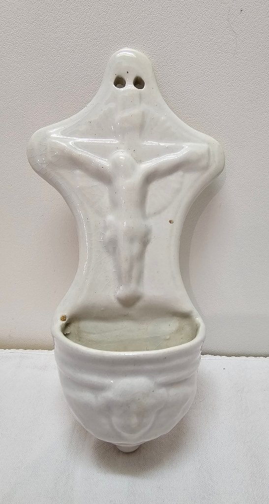 Wijwatervatje Jezus Christus, Antiek en Kunst, Ophalen of Verzenden