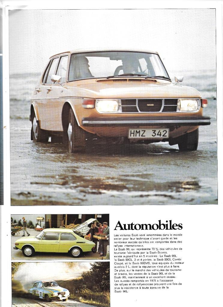SAAB 1975, Enlèvement ou Envoi, Comme neuf, Autres marques