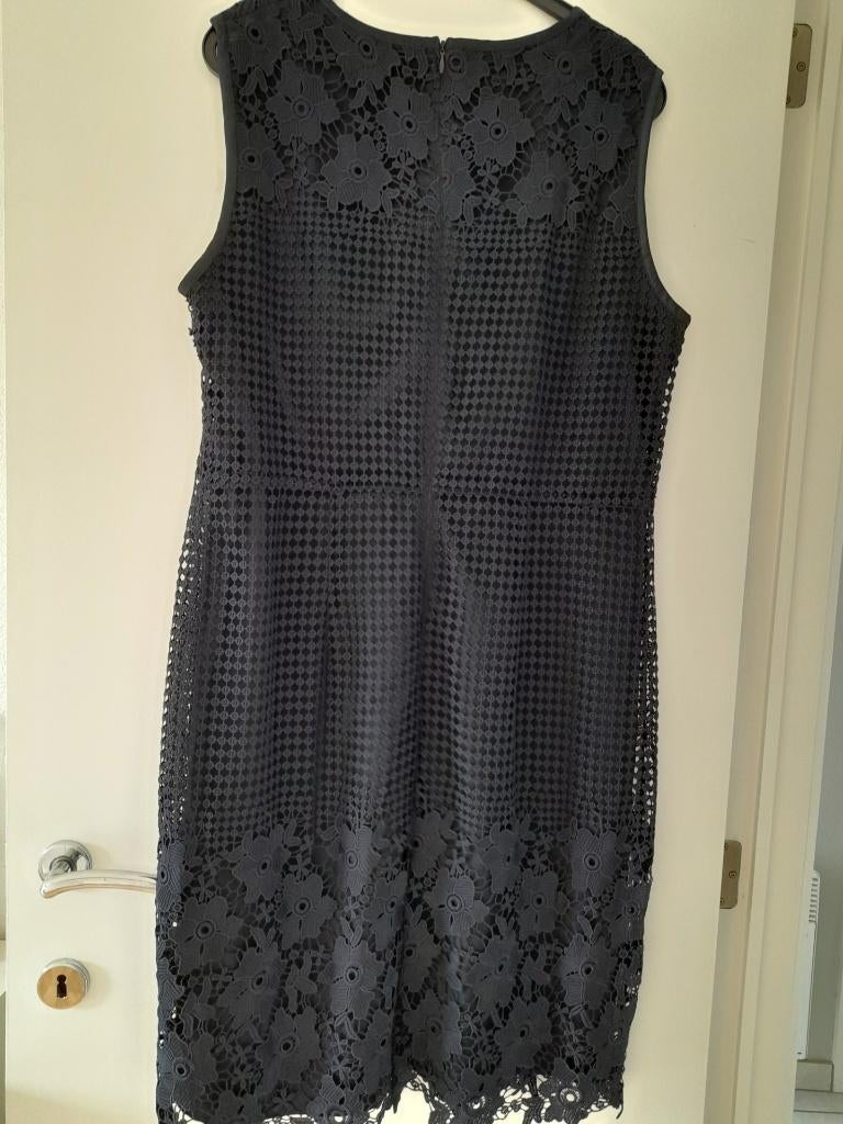 kleed in blauwe kant - Gerry Weber, Blauw, Maat 42/44 (L), Ophalen of Verzenden, Zo goed als nieuw