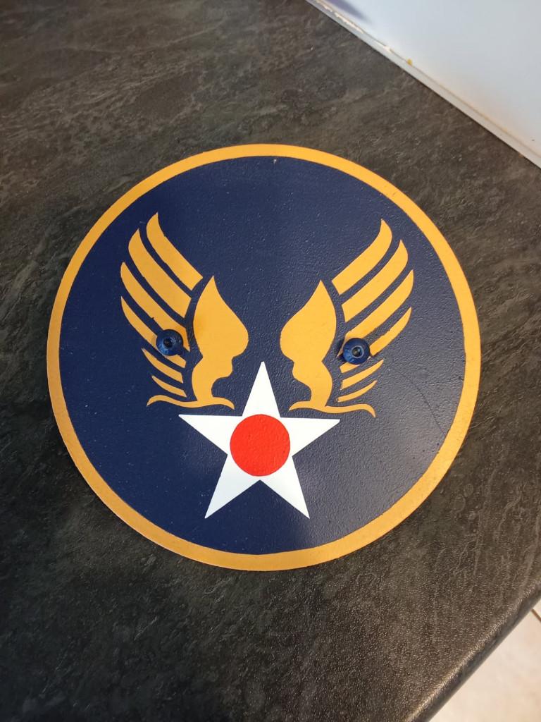 Plaque US WW2 - JEEP : US AIR FORCE, Collections, Enlèvement ou Envoi