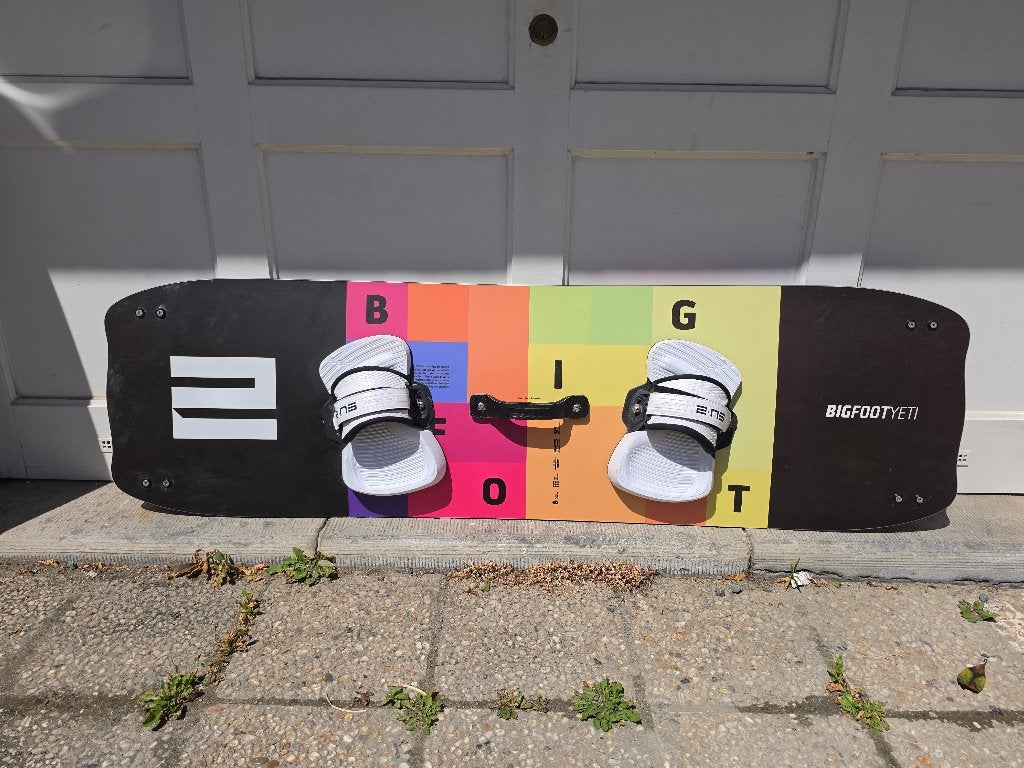 SU-2 Big foot kiteboard - 158x45 full set, Double astuce, Enlèvement ou Envoi, Utilisé, Planche de kite
