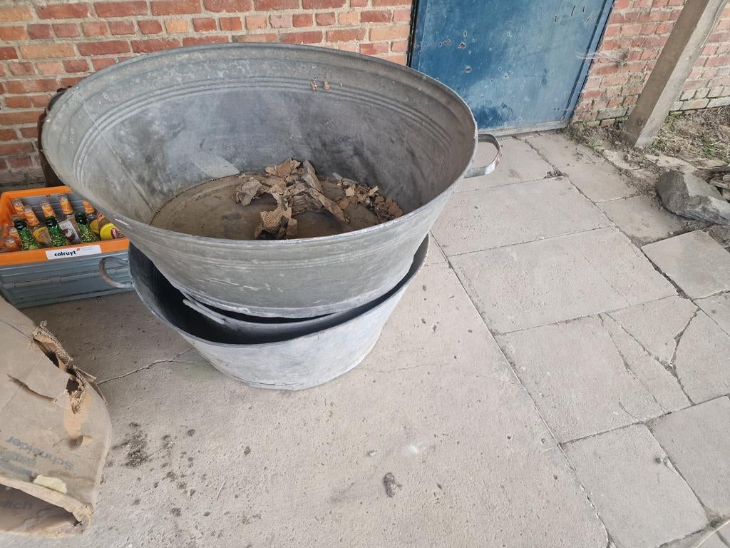 2 kuipen (zink), Tuin en Terras, Ophalen