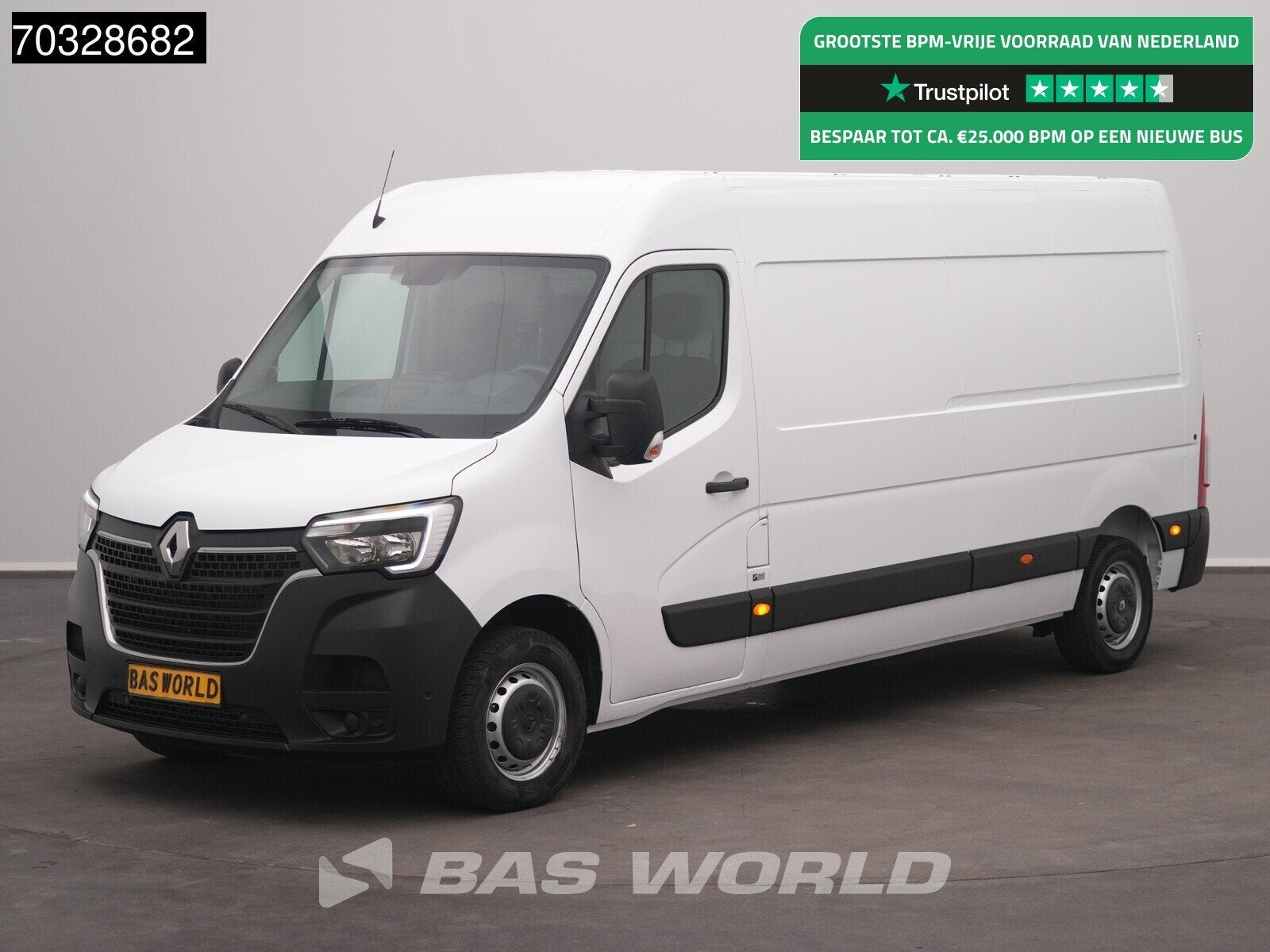 Renault Master 135PK L3H2 LED Airco Cruise Parkeersensoren v, Auto's, 135 pk, Stof, Gebruikt, Euro 6