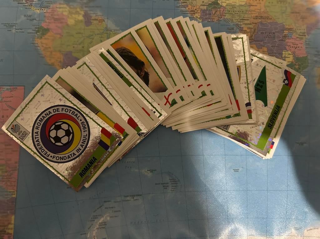 Panini Euro 2000 « Édition Tesco » terminée, Enlèvement ou Envoi, Comme neuf, Plusieurs autocollants