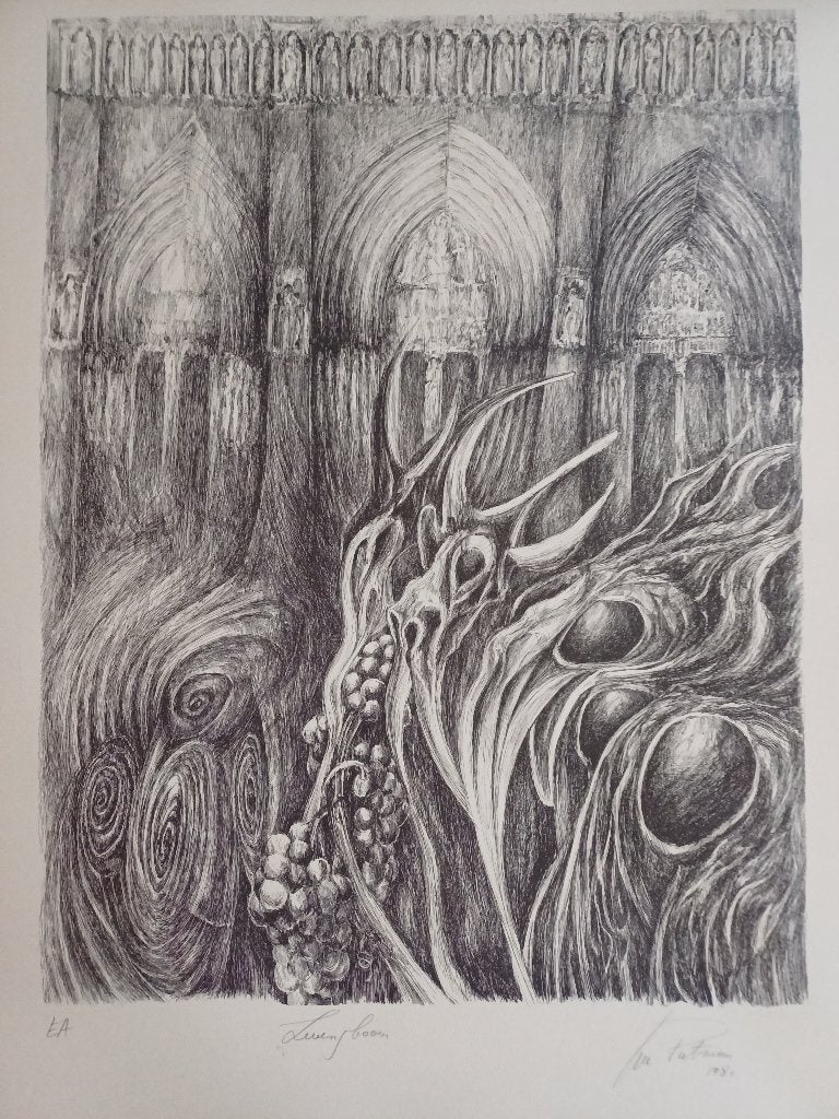 Luc Putman, Levensboom, 1981, Enlèvement ou Envoi, Gravure, Signé