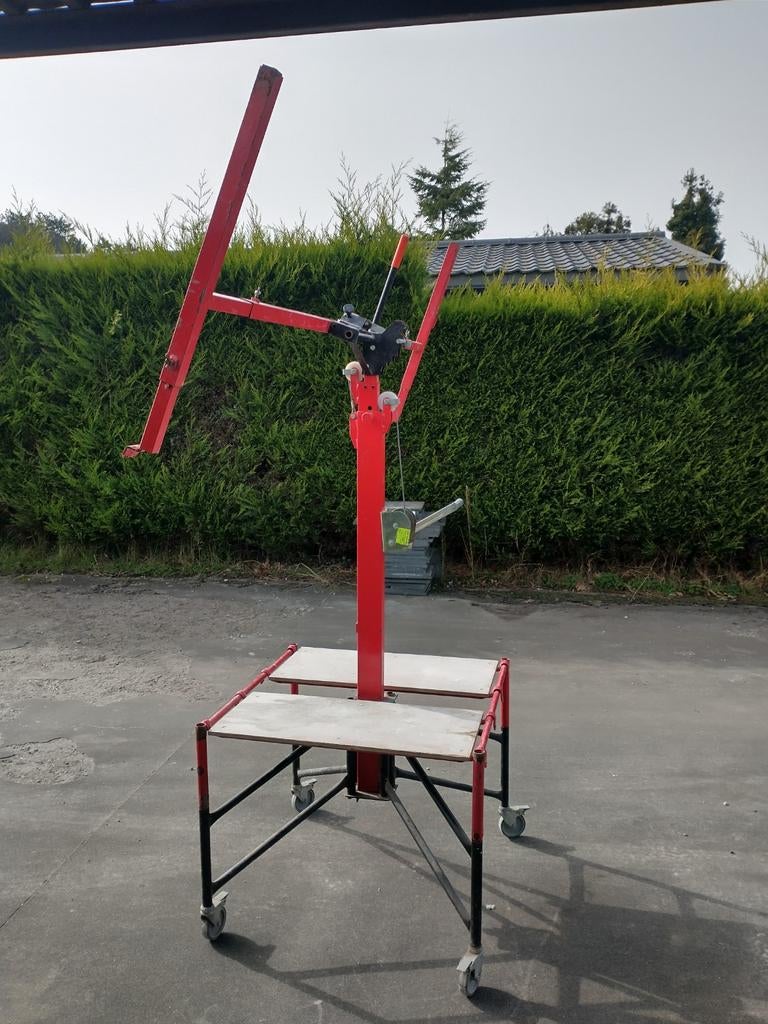 Platenlift, Doe-het-zelf en Bouw, Bouwliften, Ophalen
