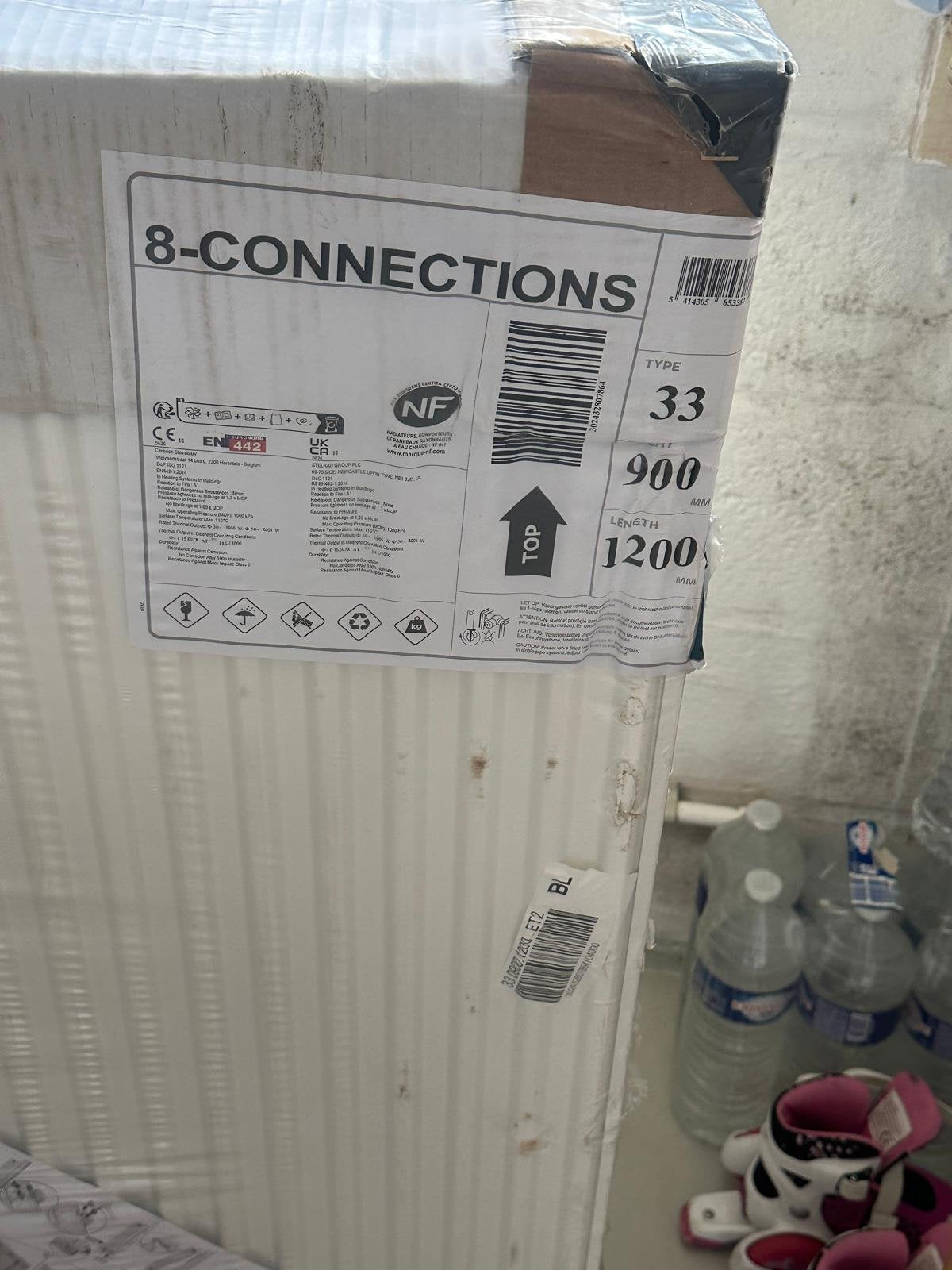 Radiator henrad premium 8, Ophalen, Zo goed als nieuw, Radiator