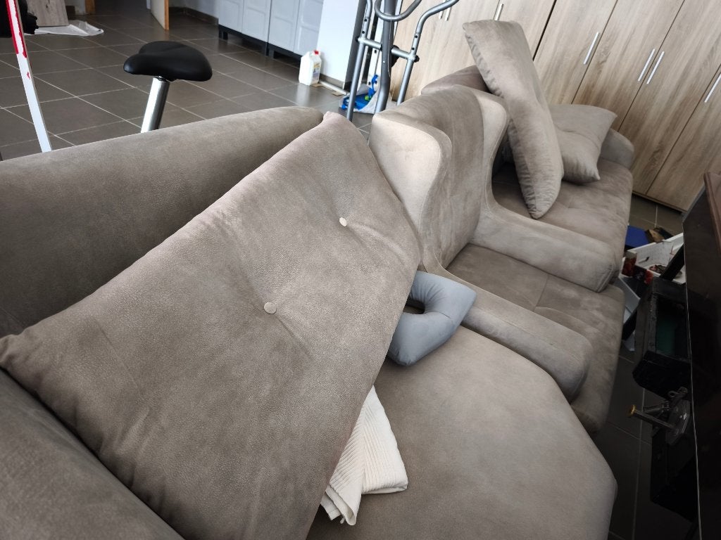 Fauteuil, Maison & Meubles, Canapés | Salons, Enlèvement, Comme neuf, Quatre personnes ou plus, Banc d'angle