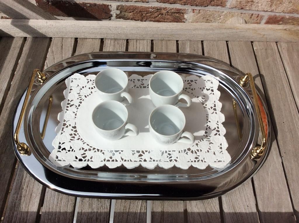 AMUSE TASJES / MOKKA TASJES NIEUW IN HOTELPORSELEIN, Ophalen of Verzenden, Nieuw, Porselein