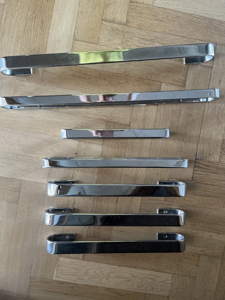 PORTE-SERVIETTES LAITON CHROMÉ JULES WABBES, Huis en Inrichting, Badkamer | Badkamermeubels, Nieuw, Wasbak of Wastafel, 100 tot 150 cm