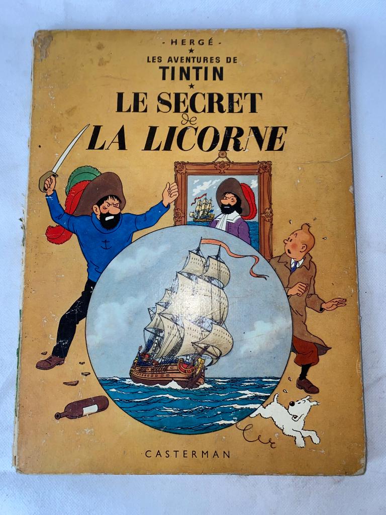 Collection TINTIN: Les secrets de la Licorne, Enlèvement ou Envoi, Une BD, Utilisé, Hergé