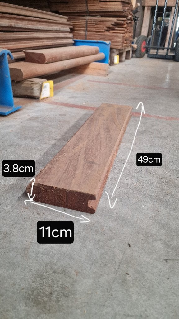 Planches à palplanches en bois dur Azobé, Jardin & Terrasse, Poteaux, Poutres & Planches, Planches, Bois dur, Enlèvement, Neuf