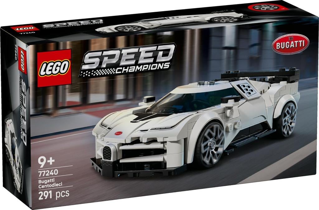 Lego 77240 Speed Champion hypercar Bugatti Centodieci, Neuf, Enlèvement ou Envoi, Lego, Ensemble complet
