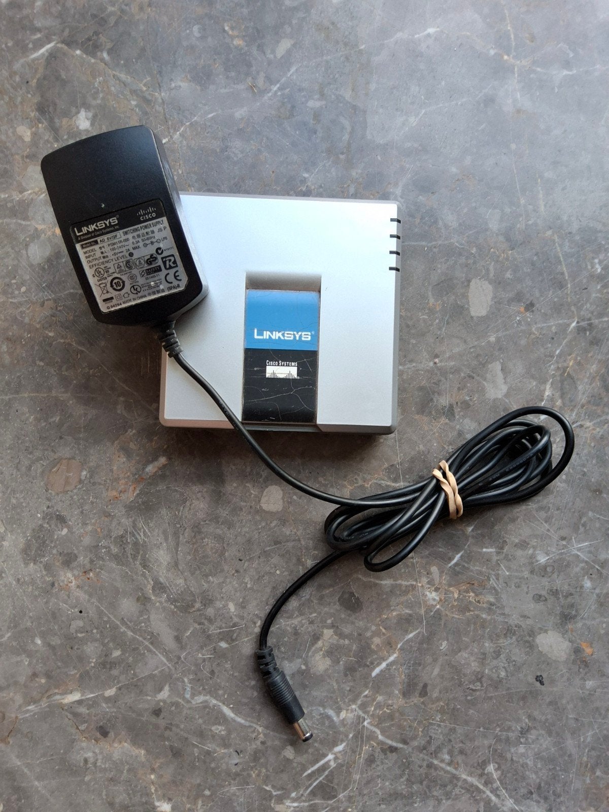 Adaptateur téléphonique VoIP Cisco Linksys PAP2T avec alimen, Enlèvement ou Envoi