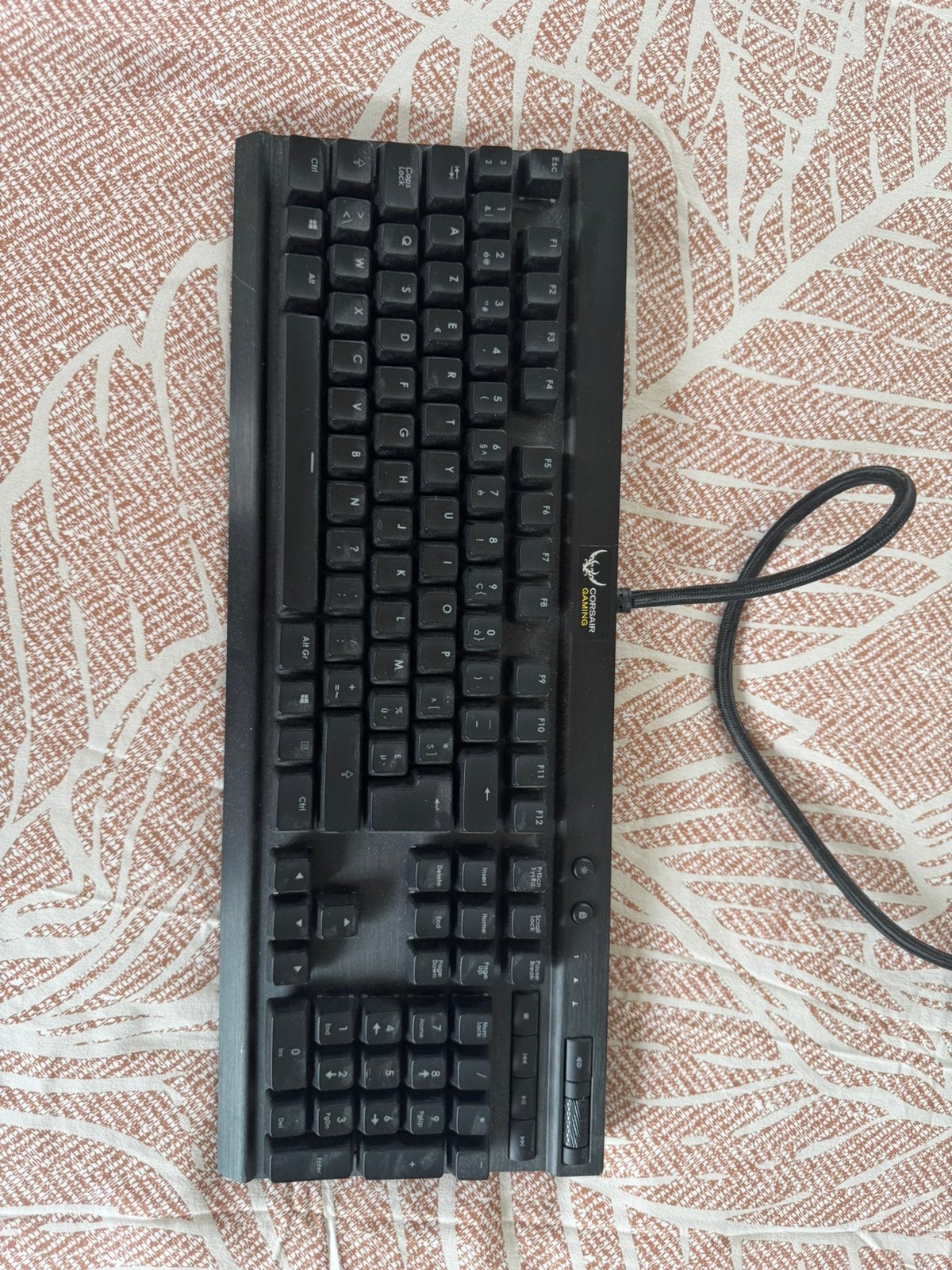 Corsair toetsenbord met RGB licht, Computers en Software, Toetsenborden, Ophalen, Gebruikt, Gaming toetsenbord, Azerty