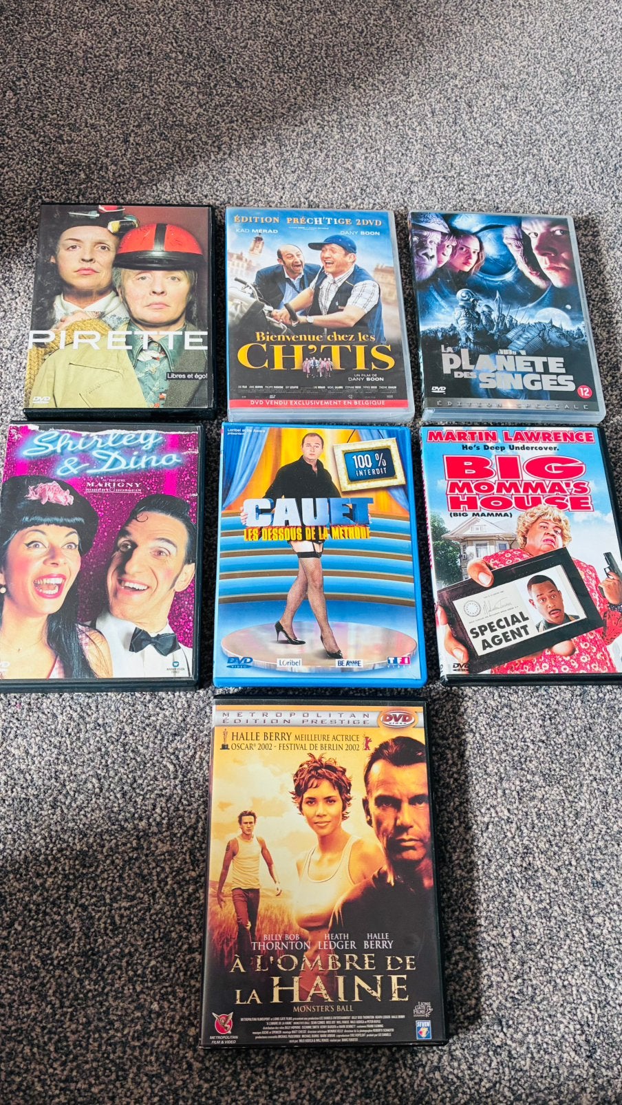 Lot de 7Dvds  Divers films, CD & DVD, Tous les âges, Français, Comme neuf, Autres genres