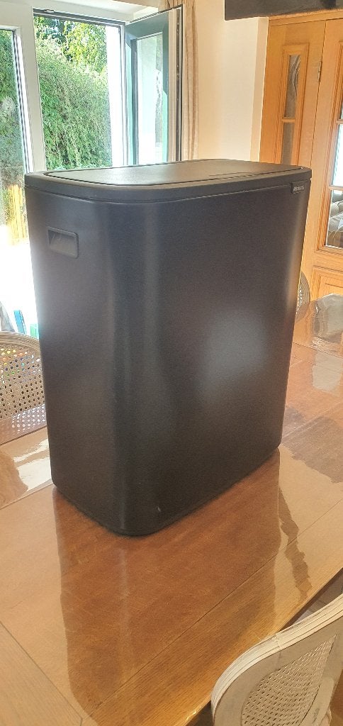 Poubelle Brabantia 2x30l noire, Enlèvement, Utilisé, Synthétique