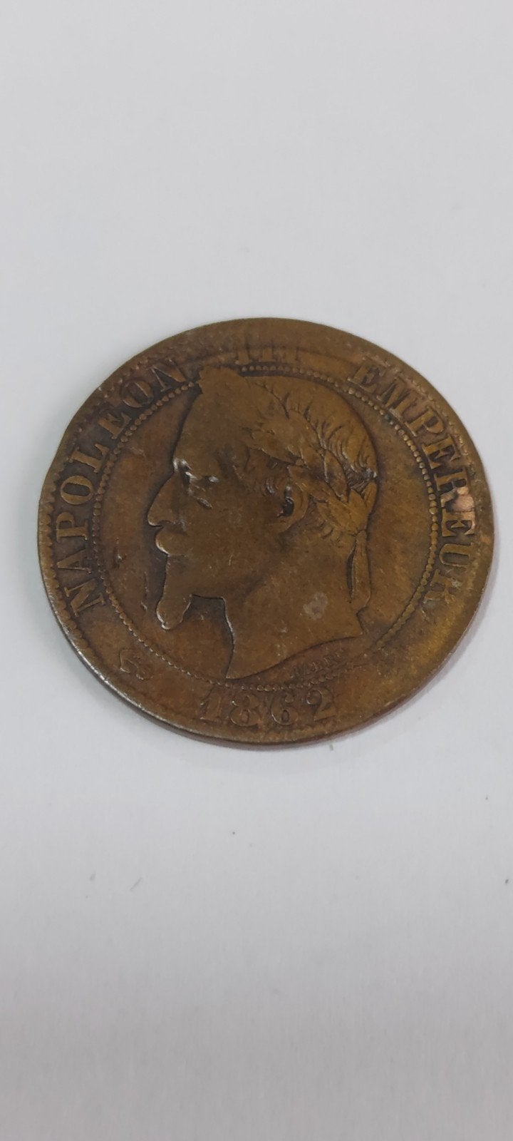 5 cent 1862k Frankrijk, Timbres & Monnaies, Monnaies | Europe | Monnaies euro, Enlèvement ou Envoi, France, 5 centimes