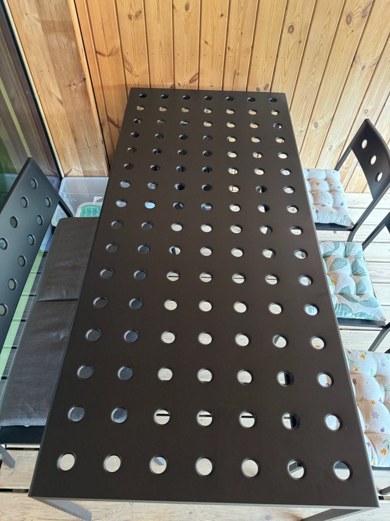 Outdoor furniture by HAY, Ophalen, 50 tot 100 cm, Zo goed als nieuw, Vijf personen of meer