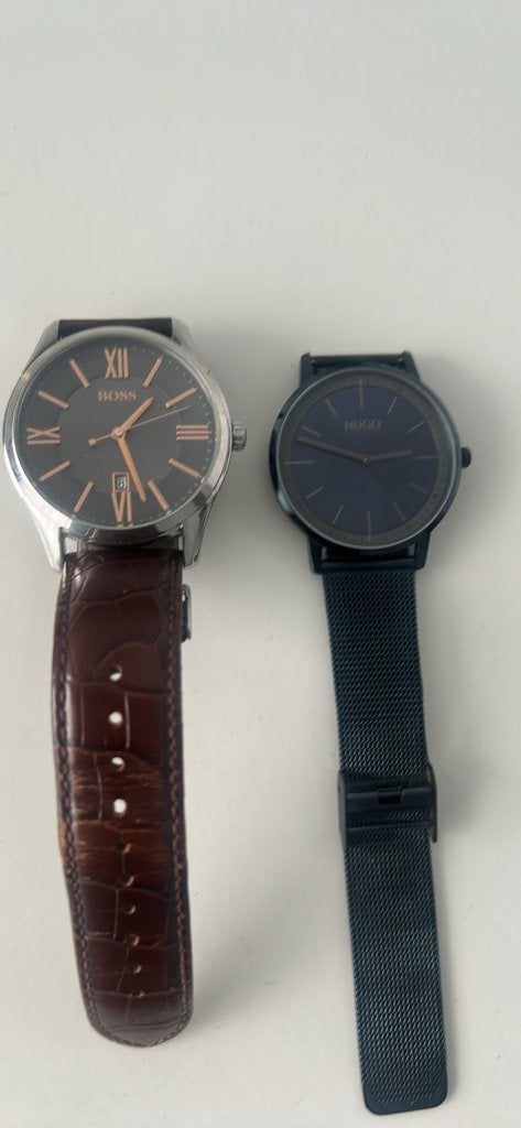 MONTRE HUGO BOSS, Montre-bracelet, Autres marques, Cuir, Enlèvement