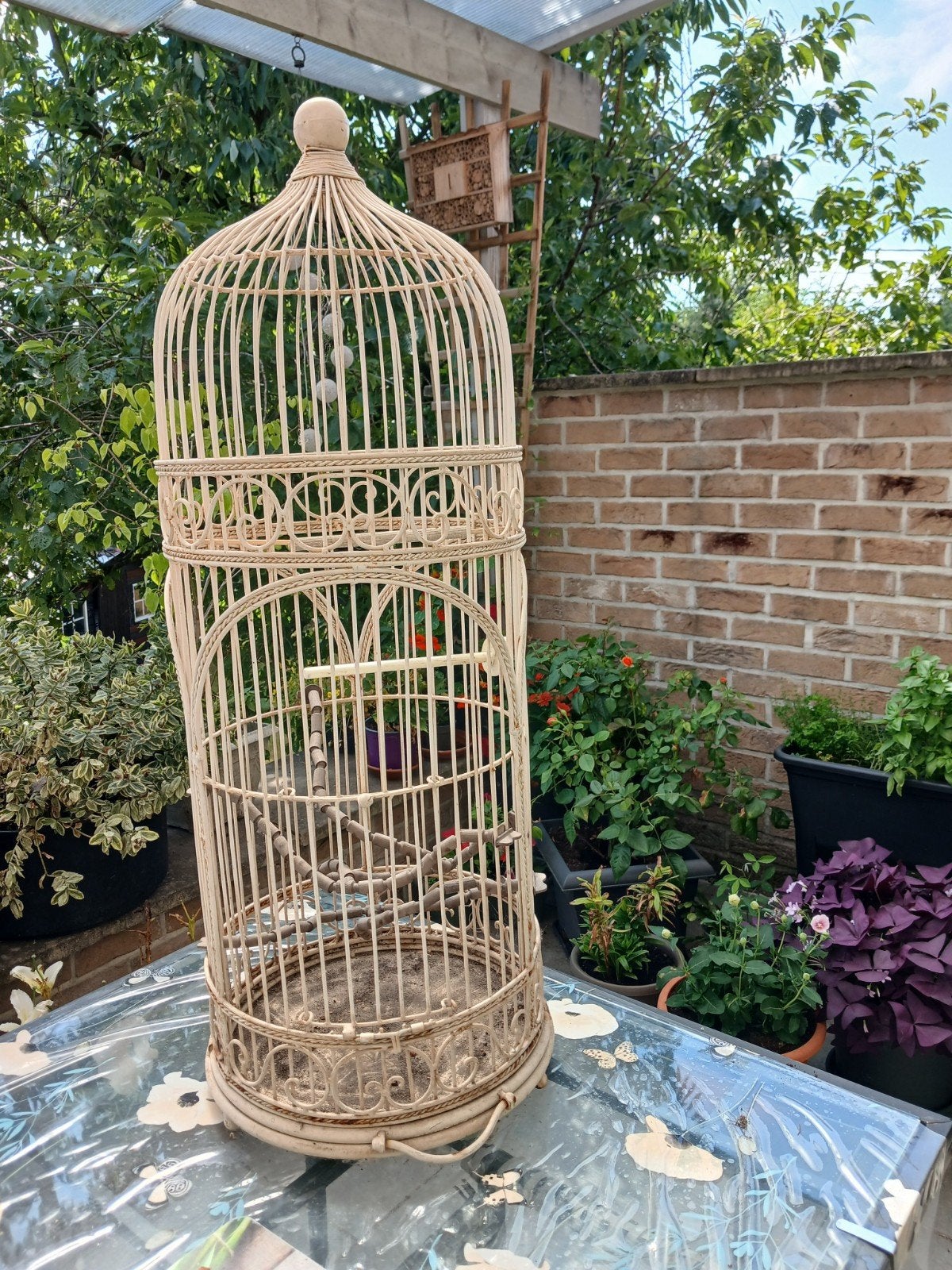 Cage oiseaux  ou décoration, Animaux & Accessoires, Oiseaux | Cages & Volières, Enlèvement, Utilisé, Autres matériaux, Cage à oiseaux
