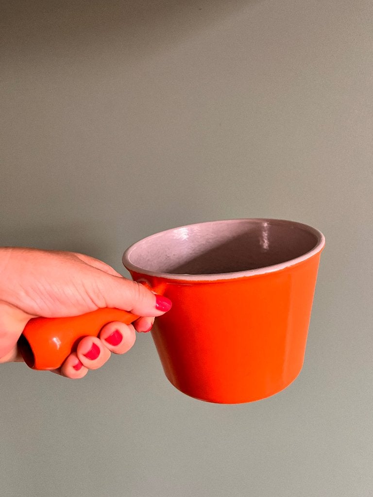 Le creuset fonduepot, Huis en Inrichting, Gebruikt, Gietijzer, Pot, Bus of Blik, Le Creuset