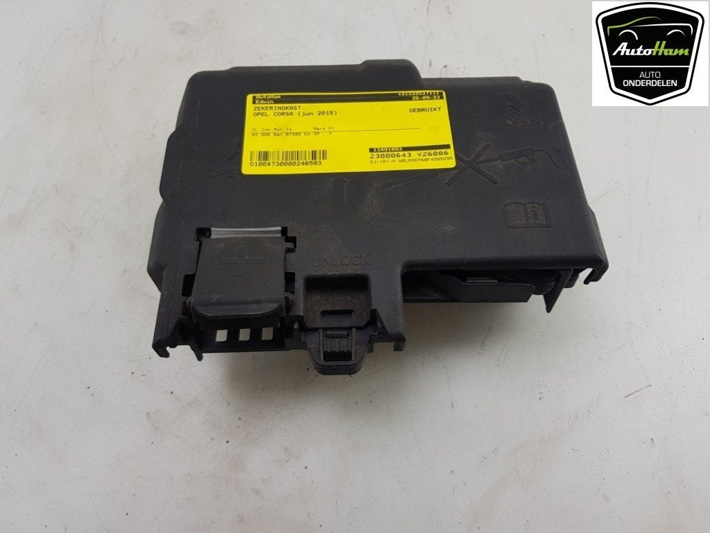 BOITIER FUSIBLES Opel Corsa E (01-2014/06-2019) (|13491093|), Dhr. J. Ham, Administratie@autoham.nl, Opel, Utilisé
