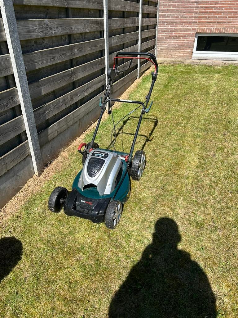 Power plus xq grasmaaier, Tuin en Terras, Ophalen, Cirkelmaaier, Gebruikt, Elektrische grasmaaier