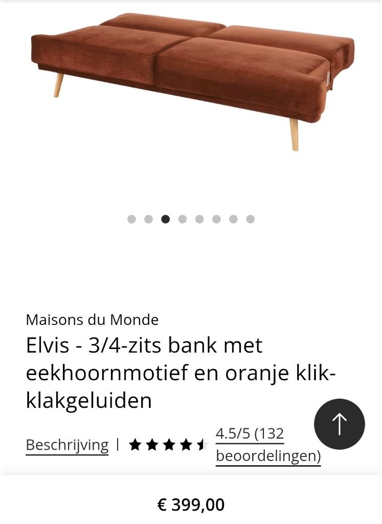 Zetel te koop, 200 à 250 cm, Banc droit, Comme neuf, Enlèvement
