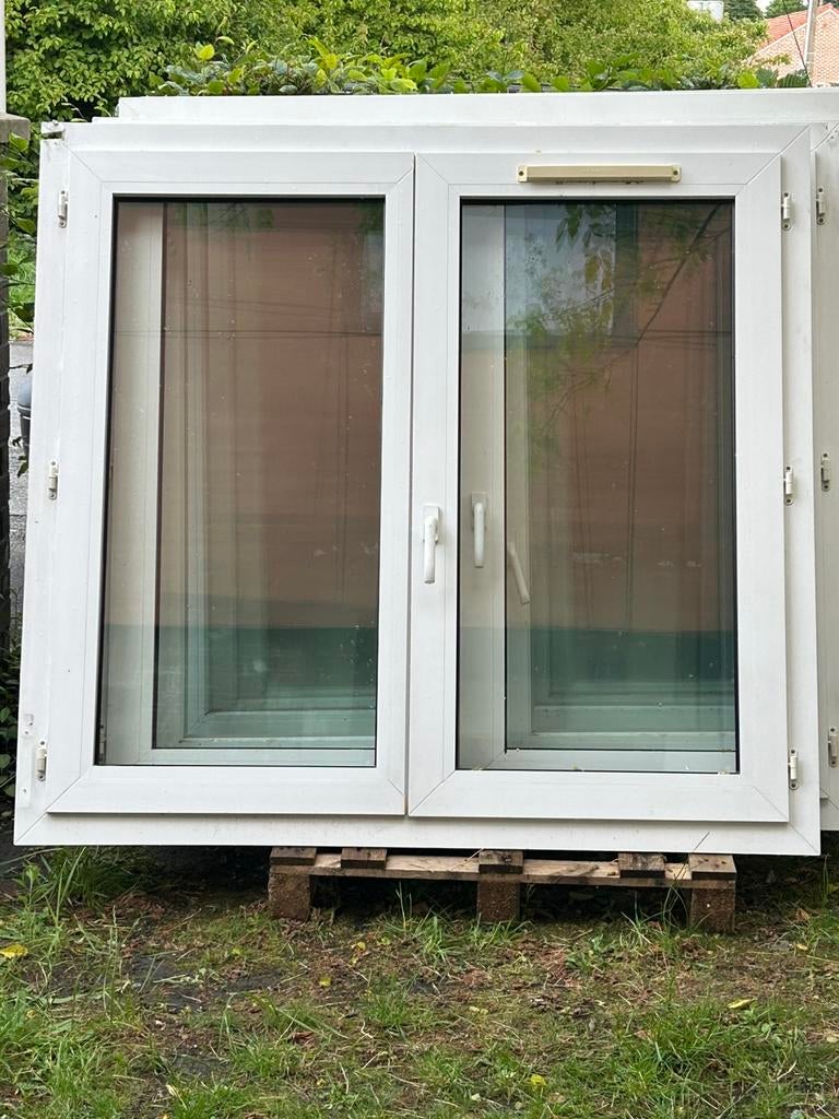 Fenetres pvc 142 sur 133, Bricolage & Construction, Enlèvement, Comme neuf
