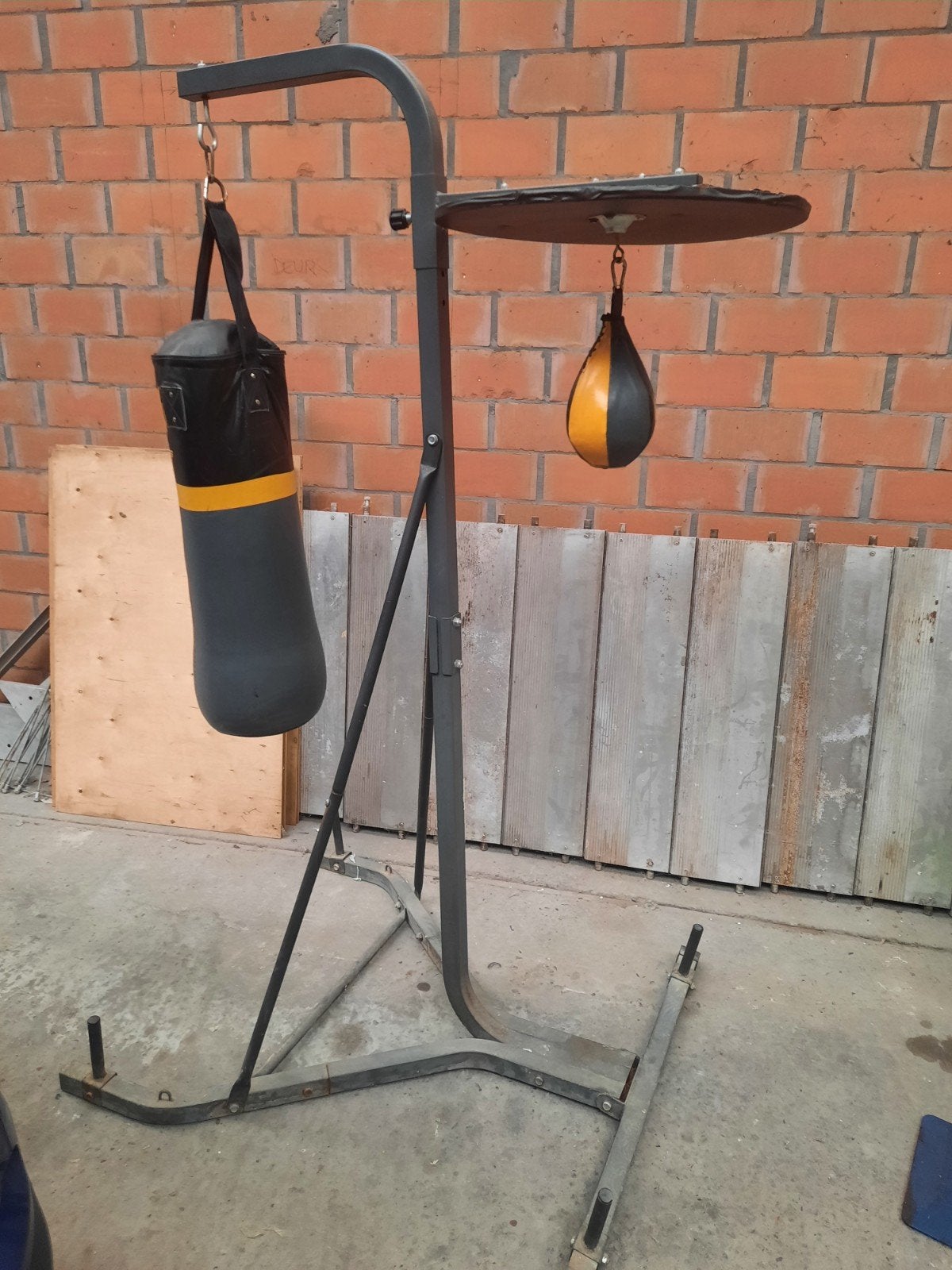 Boksstandaard Gyronetics, Sport en Fitness, Boksen, Ophalen, Gebruikt, Onbekend, Bokszak