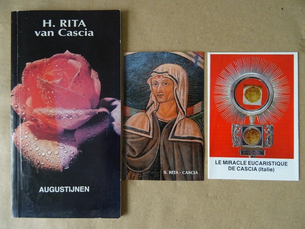 Heilige Rita boekje Augustijnen H. Rita van Cascia 1997, Augustijnse gemeenschap, Verzenden, Christendom | Katholiek, Zo goed als nieuw