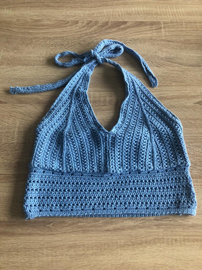 Haltertopje Hollister, maat M, Kleding | Dames, Topjes, Ophalen of Verzenden, Zo goed als nieuw, Maat 38/40 (M)