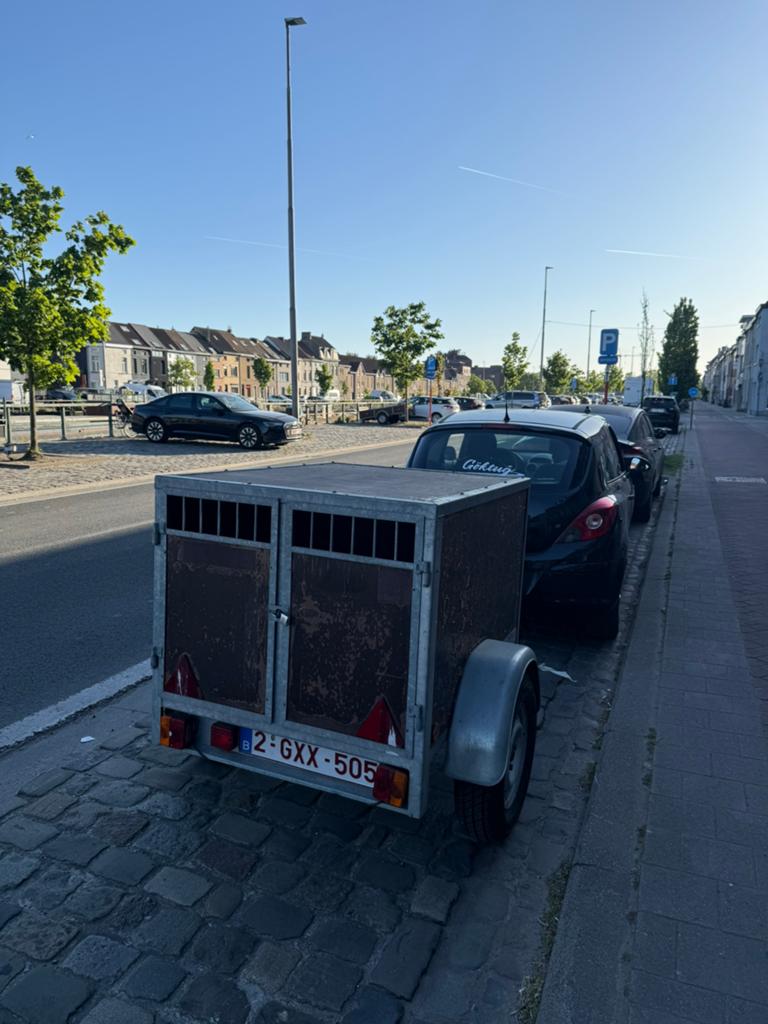 Honden aanhangwagen, Ophalen, Zo goed als nieuw
