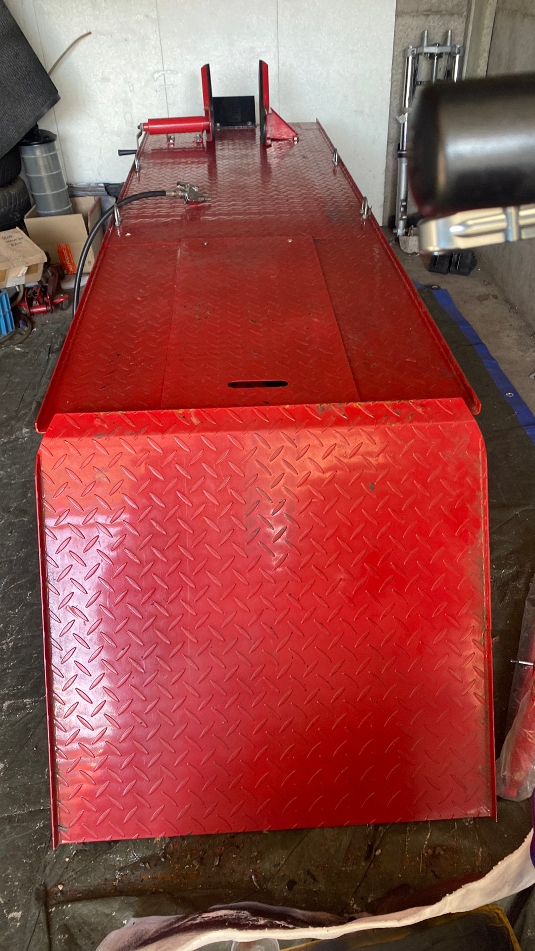 Motoheftafel hbm 450kg, Ophalen