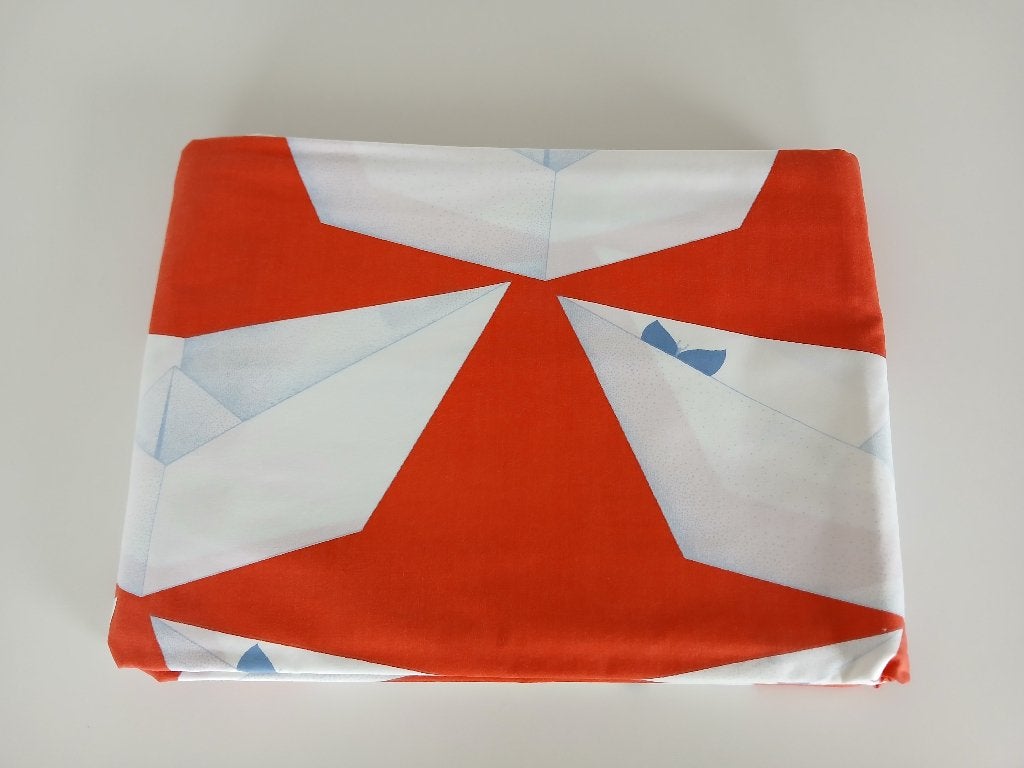 Housse de couette et taie d'oreiller, Rouge, Bande de rabat, Garçon ou Fille, Enlèvement ou Envoi