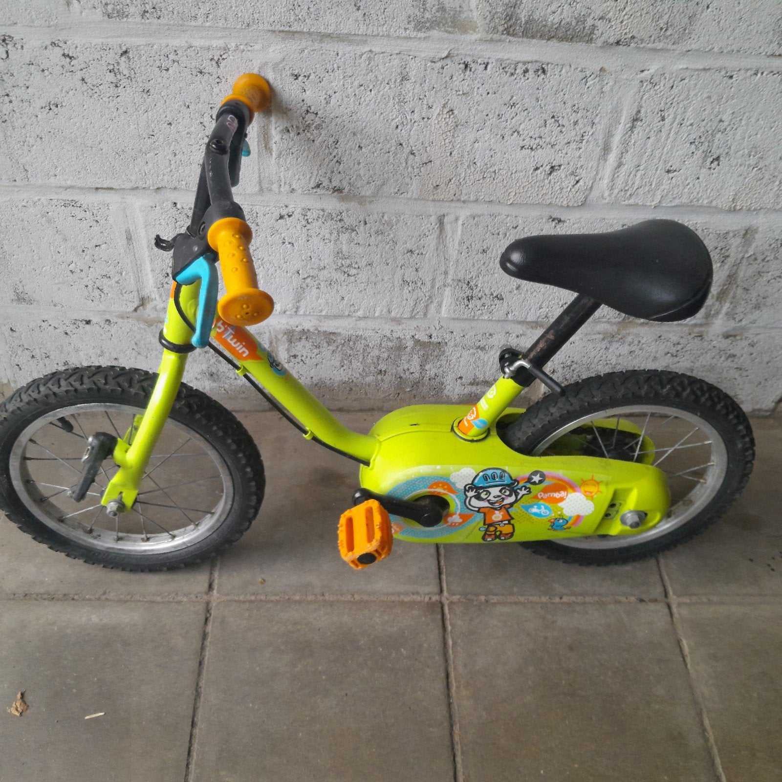 Vélo enfant, Ophalen
